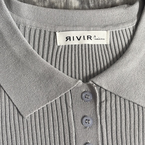 Short Sleeve Ribbed Top - Picture 2 of 3